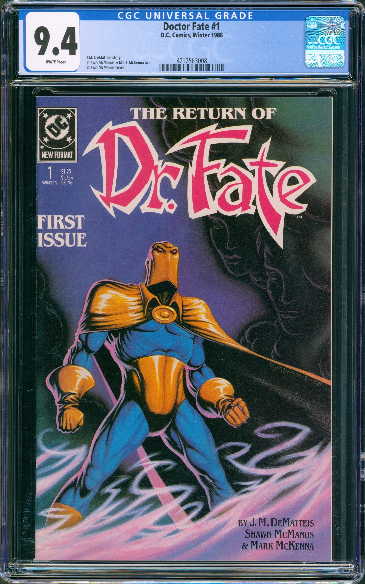 CGC 9.4 Doctor Fate #1