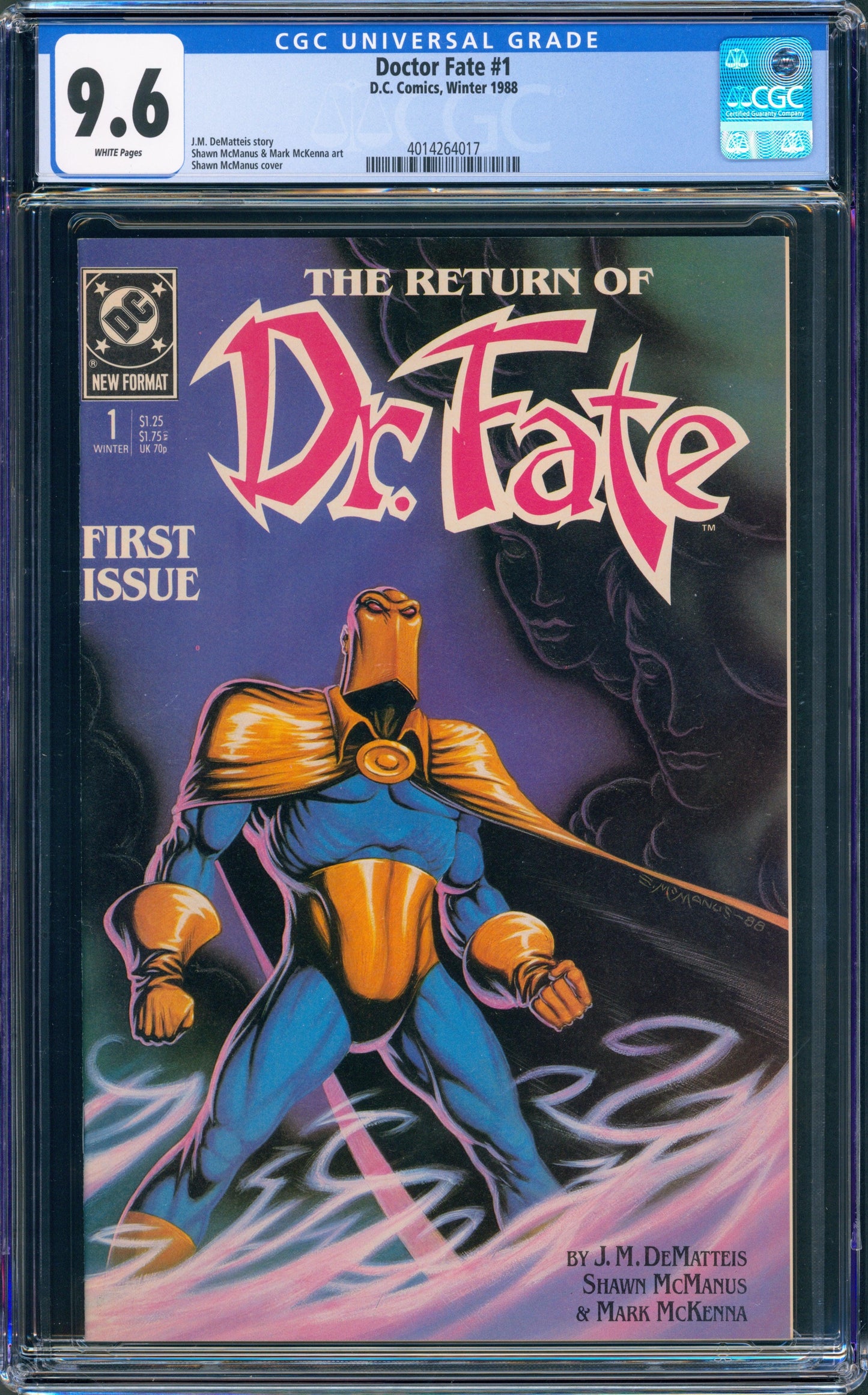 CGC 9.6 Doctor Fate #1