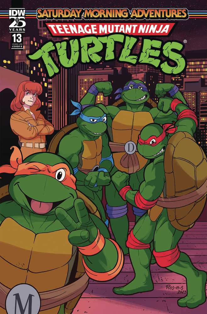 Teenage Mutant Ninja Turtles Saturday Morning Adventure 2023 #13 Cover B Rosanas