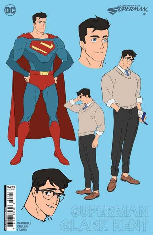 My Adventures With Superman #1 (Of 6) Cover C Character Design Card Stock Variant