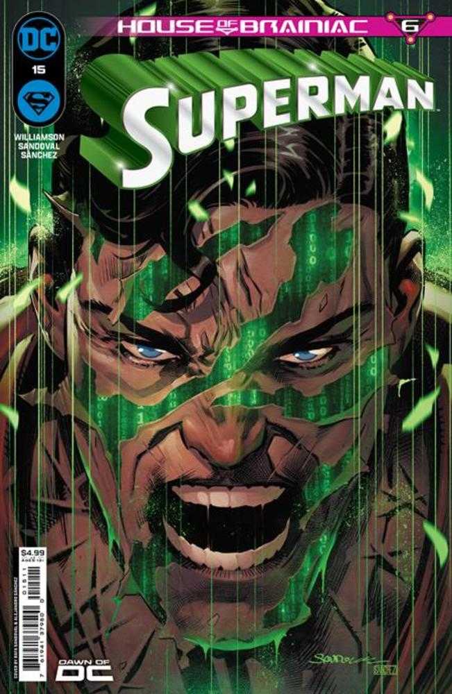Superman #15 Cover A Rafa Sandoval (House Of Brainiac)(Absolute Power)