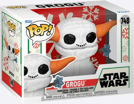 Star Wars Pop Grogu Snowman Mandalorian Holiday