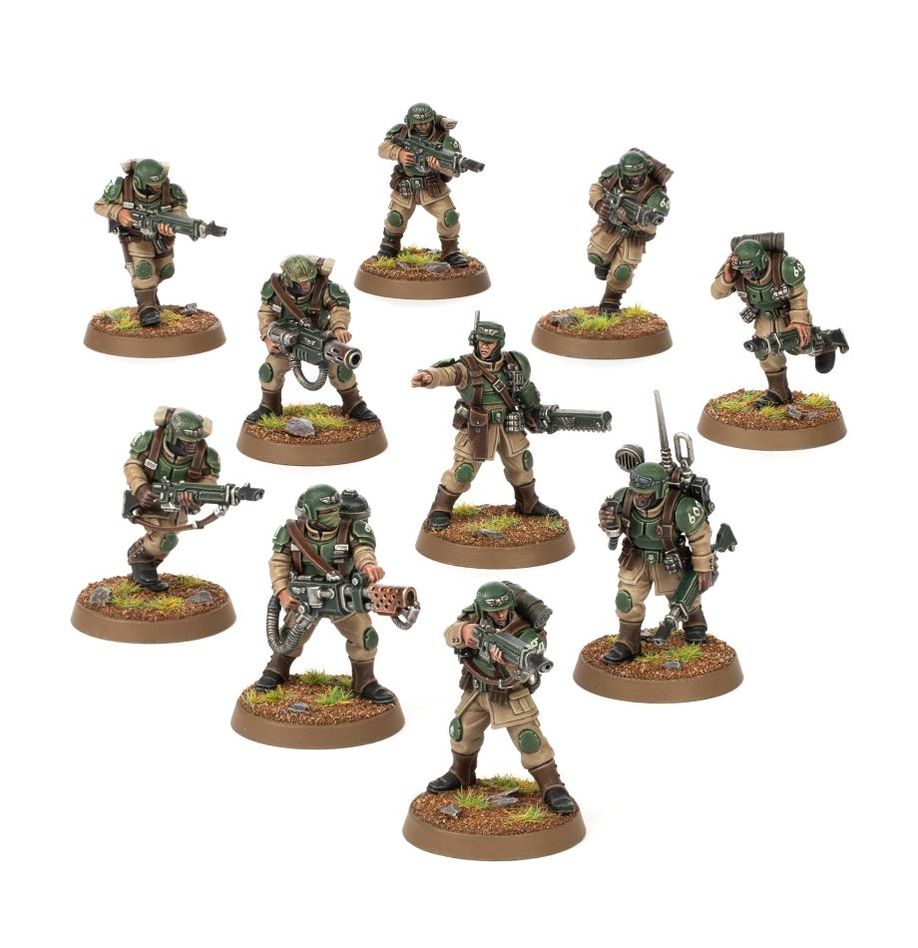 Warhammer 40k Astra Militarum Cadian Shock Troops