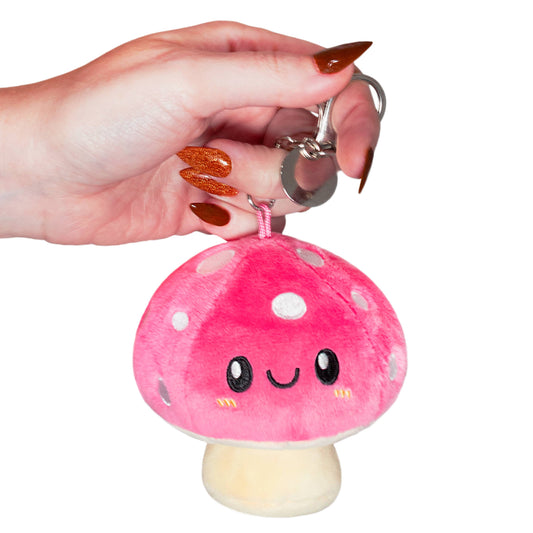 Micro Squishable Mushroom; backpack clip, keychain
