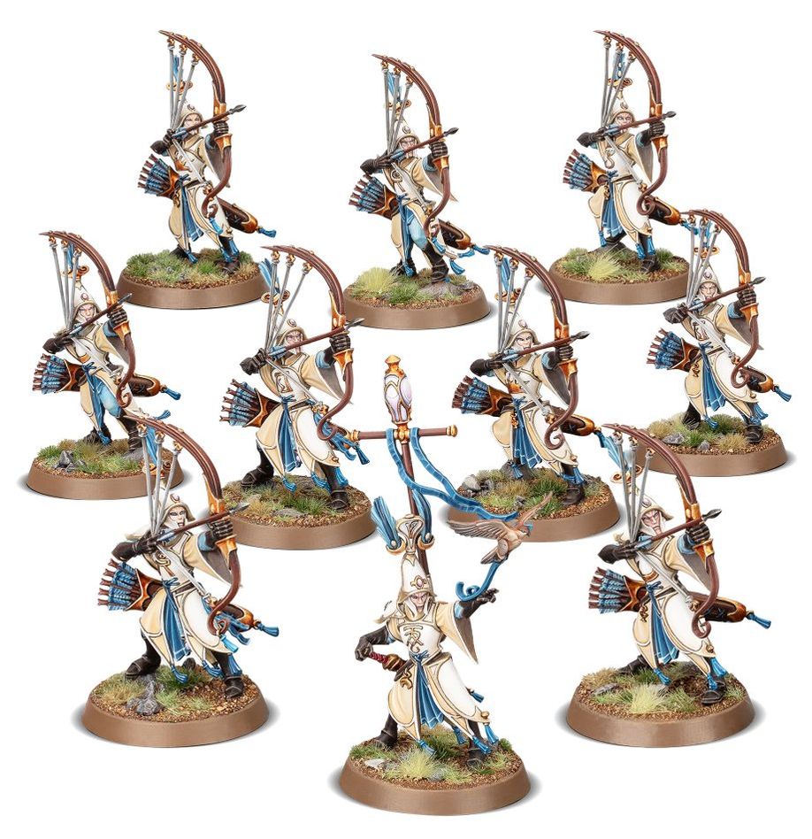 Warhammer Age of Sigmar Lumineth Realm-Lords Vanari Auralan Sentinels