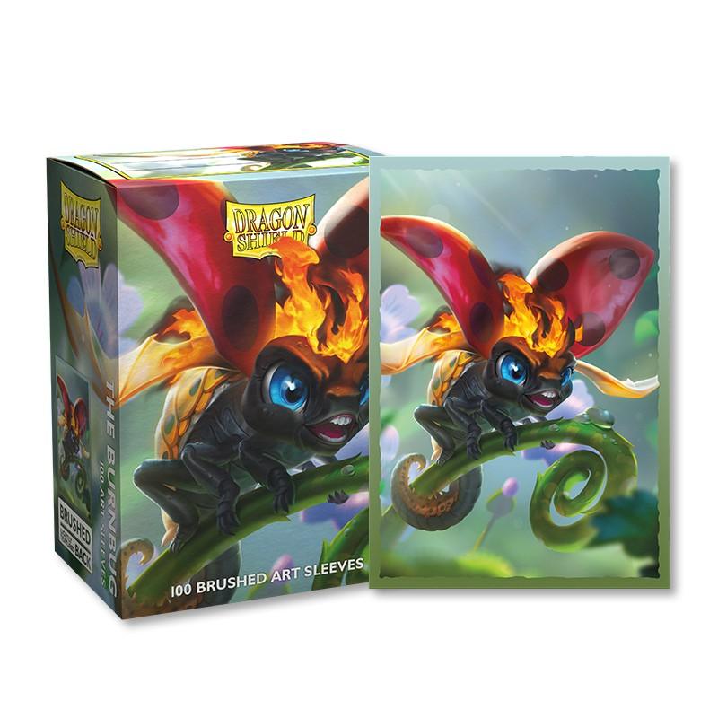 Dragon Shield Sleeves: Standard Brushed Art Spirit Dragon - The Burnbug 100CT