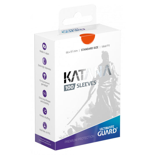 Ultimate Guard Sleeves Katana Orange 100-Count