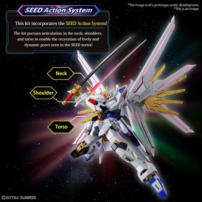 HGCE Might Strike Freedom Gundam Seed Gunpla model kit