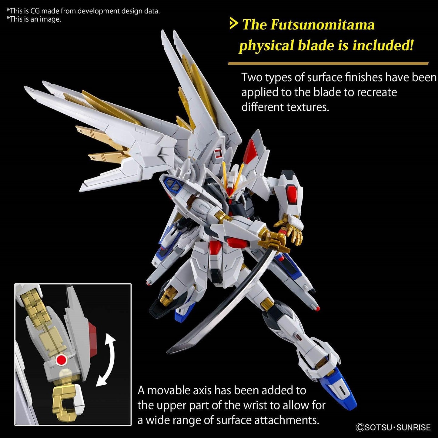 HGCE Might Strike Freedom Gundam Seed Gunpla model kit