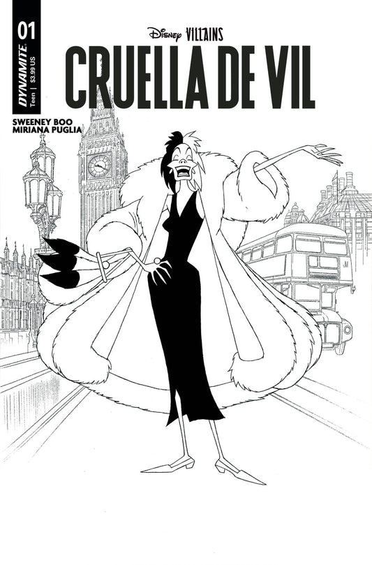 DISNEY VILLAINS CRUELLA DE VIL #1 CVR M 10 COPY FOC INCV MID