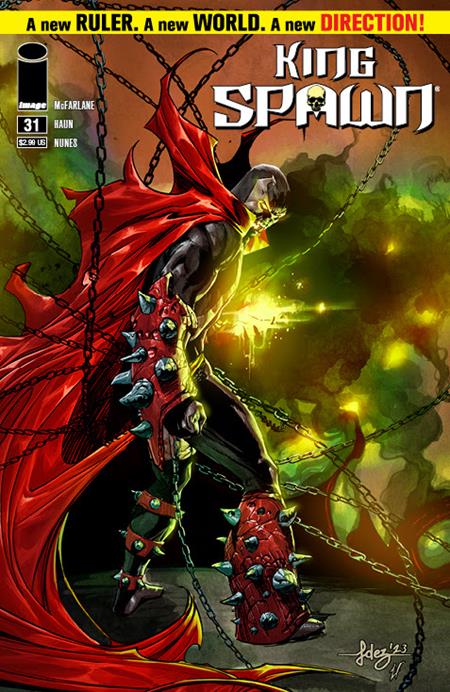 KING SPAWN #31 CVR A FERNANDEZ CARDSTOCK Previously FOC'd on 2/5/2024