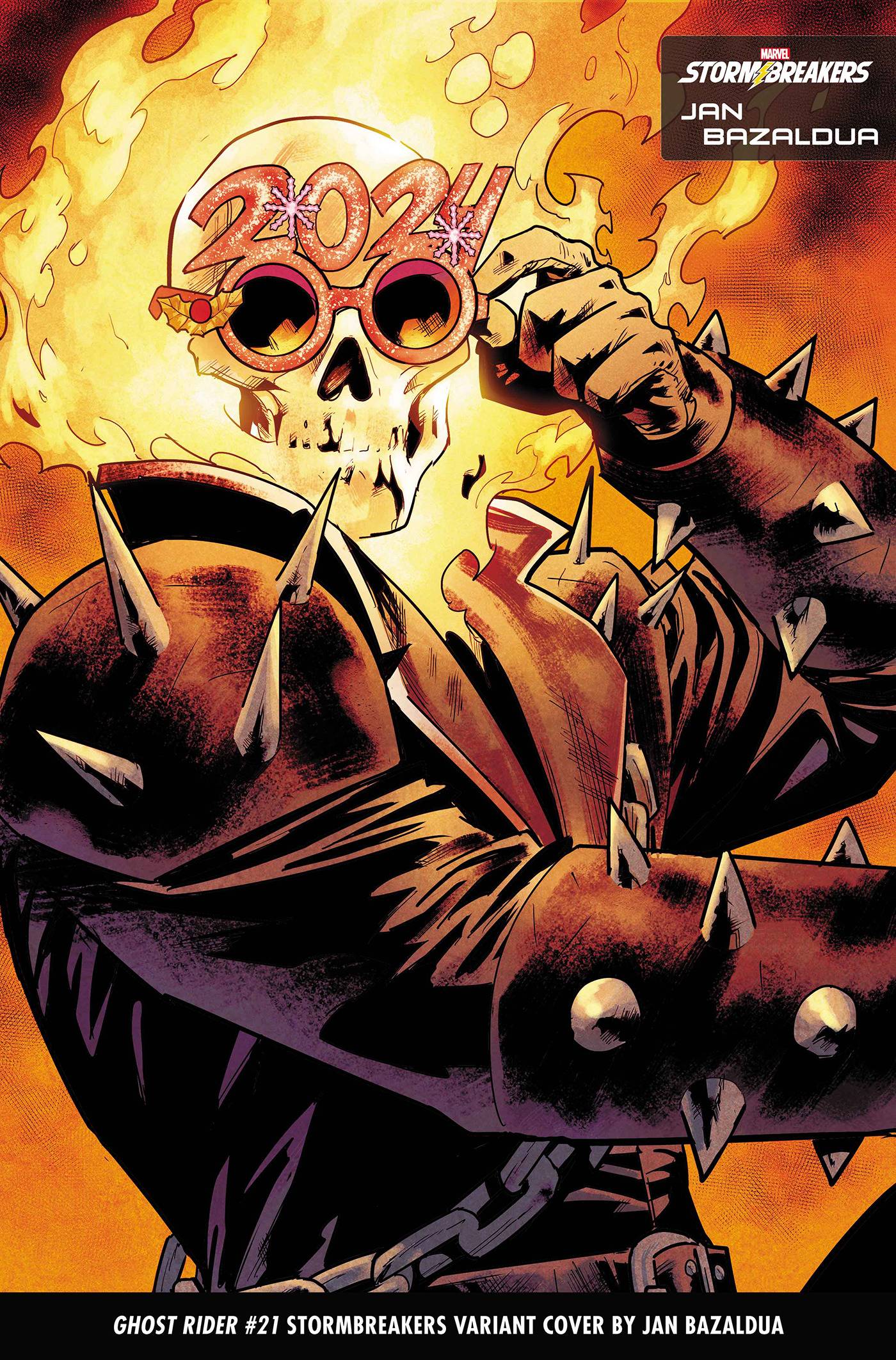 GHOST RIDER #21 JAN BAZALDUA STORMBREAKERS VAR