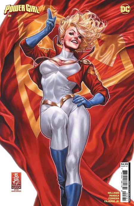 POWER GIRL #8 CVR B MARK BROOKS CARD STOCK VAR (HOUSE OF BRAINIAC)