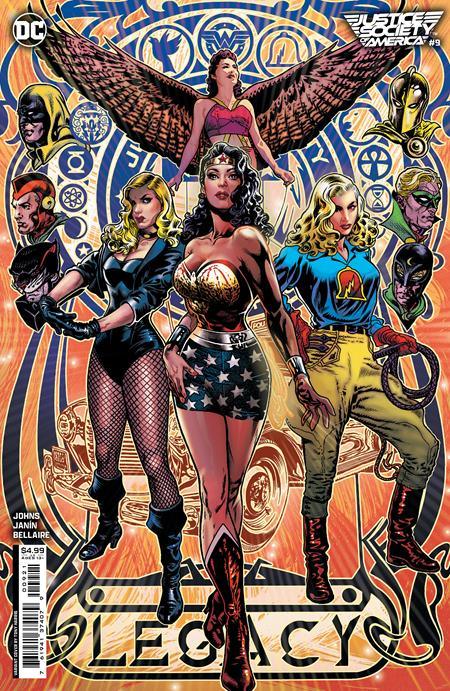 JUSTICE SOCIETY OF AMERICA #9 (OF 12) CVR B TONY HARRIS CARD STOCK VAR