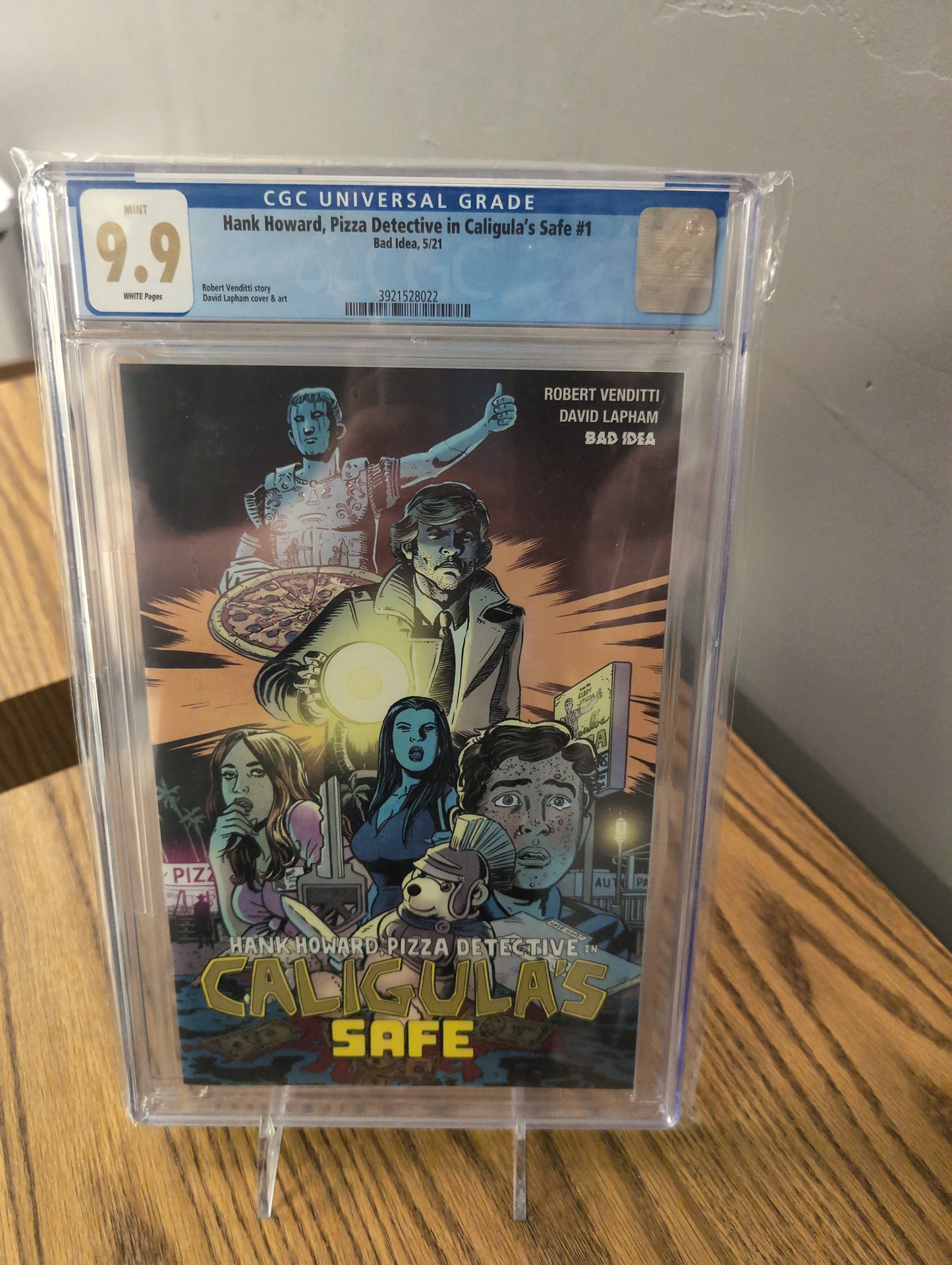 Hank Howard, Pizza Detective in Caligula's safe #1 CGC 9.9