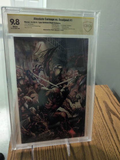 Absolute Carnage vs Deadpool #1 CBCS 9.8 Signed