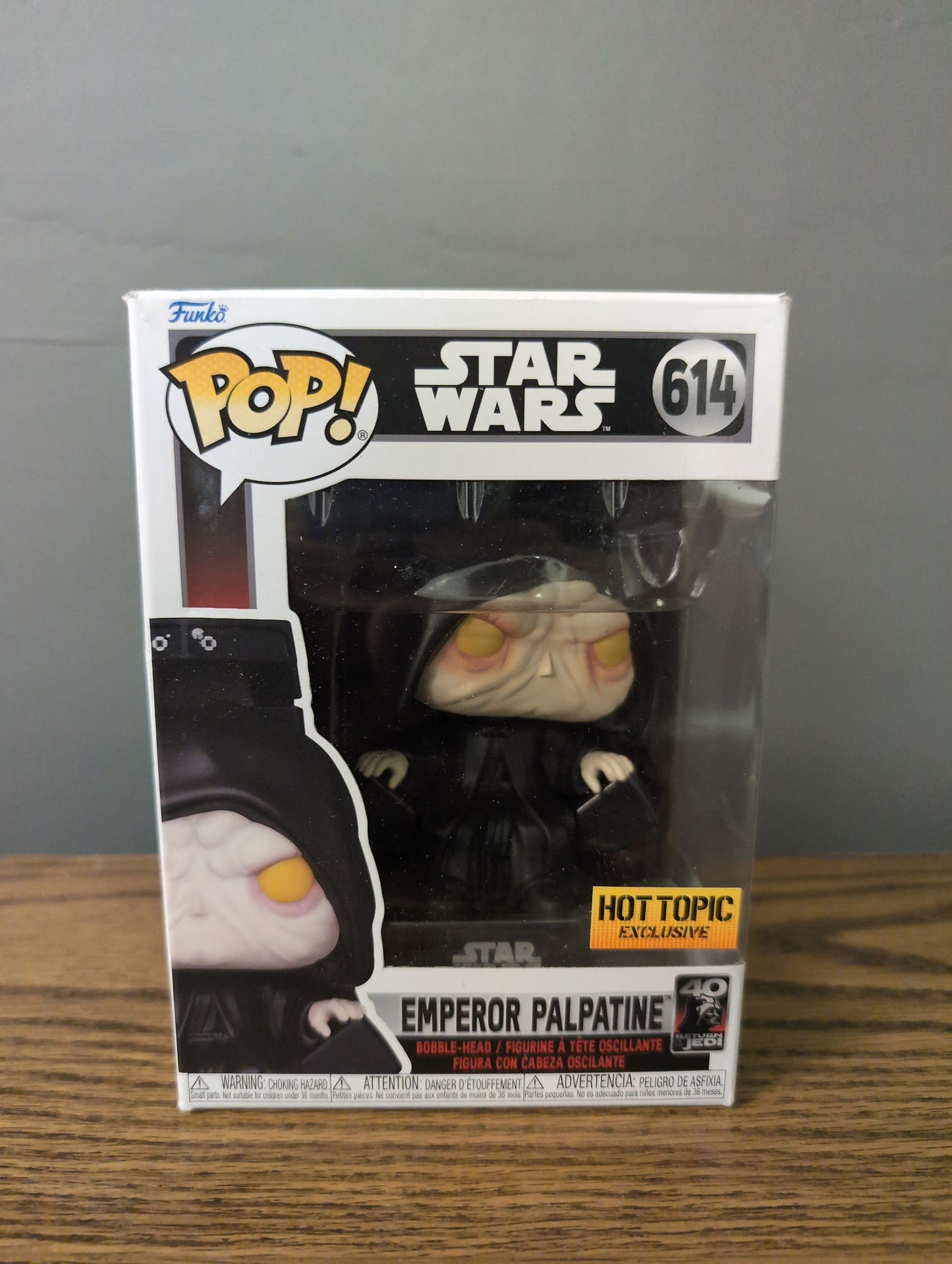 Funko POP! Star Wars 614 Emperor Palpatine HT Exclusive